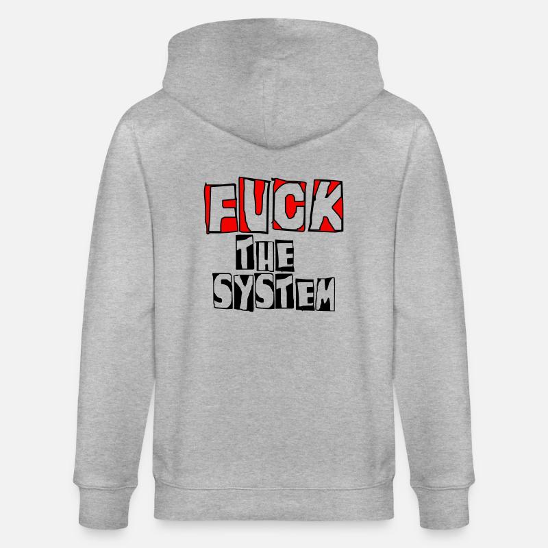 baiser le système - Veste à capuche bio CULTIVATOR Stanley/Stella Unisexe - gris chiné