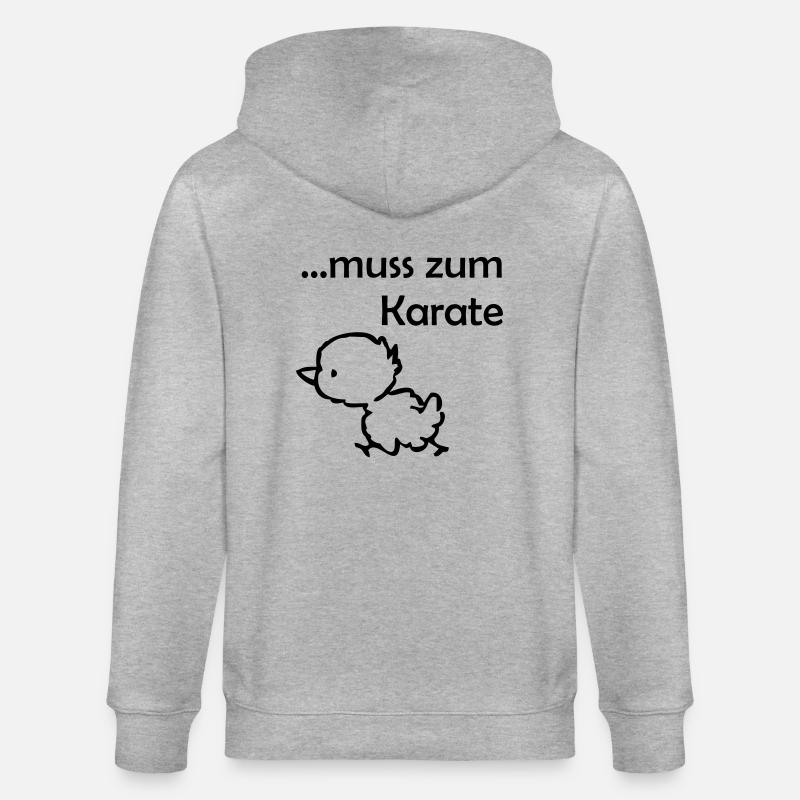Karate - Stanley/Stella Unisex Bio-Kapuzenjacke CULTIVATOR  - Grau meliert