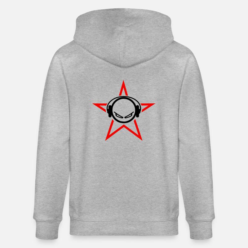 DJ - Stanley/Stella Unisex Bio-Kapuzenjacke CULTIVATOR  - Grau meliert
