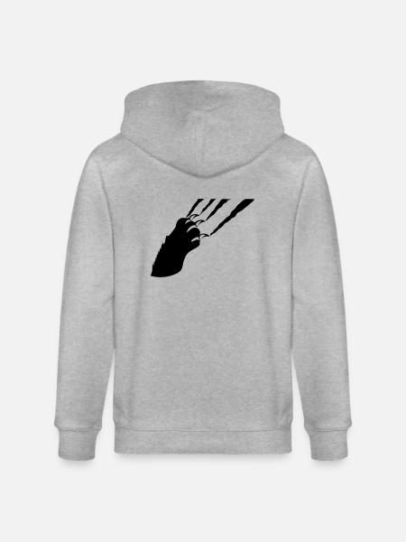 claw - Stanley/Stella CULTIVATOR Unisex Organic Hooded Jacket - heather grey
