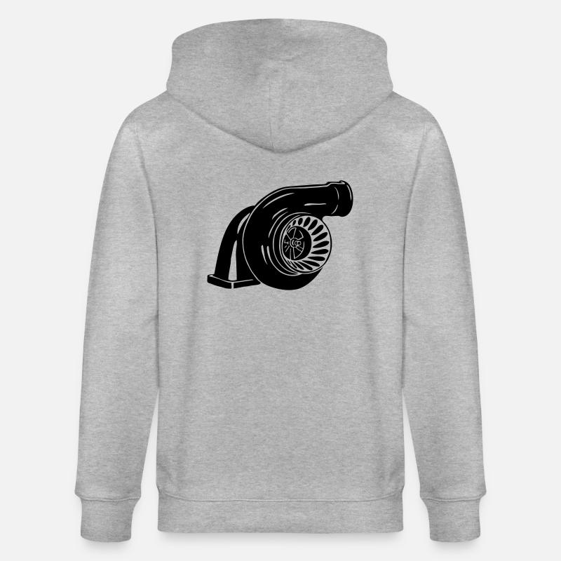 Turbo 2016 - Stanley/Stella Unisex Bio-Kapuzenjacke CULTIVATOR - Grau meliert