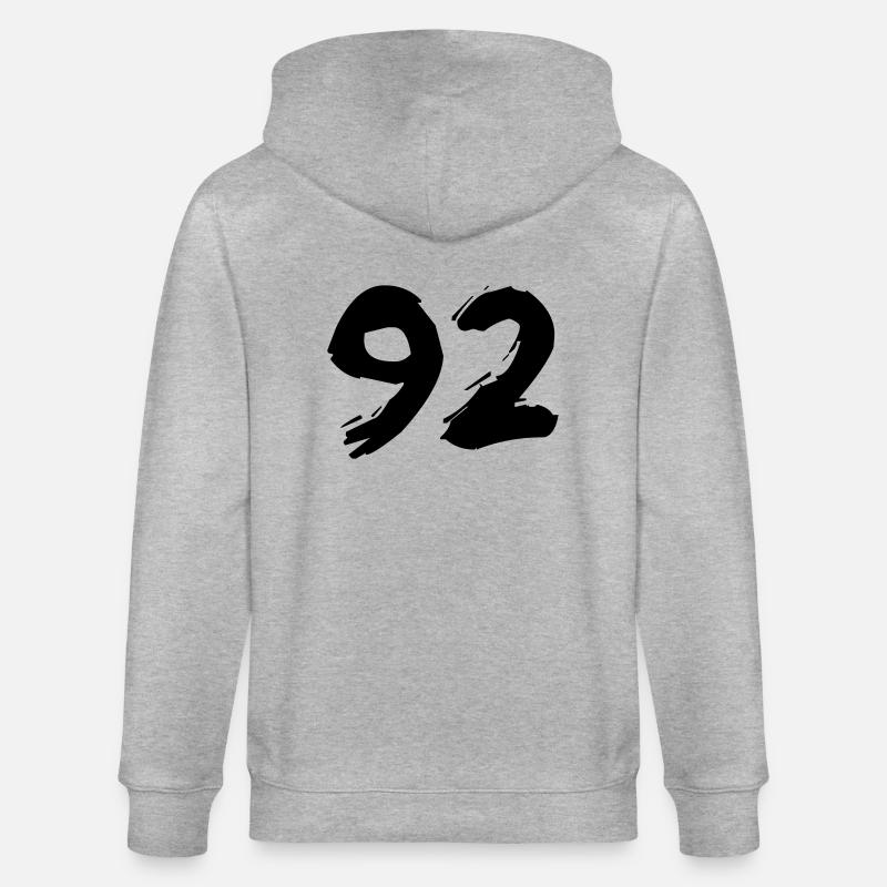 Brushed 92 - Stanley/Stella Unisex Bio-Kapuzenjacke CULTIVATOR  - Grau meliert