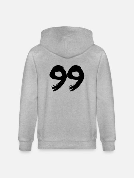 Brushed 99 - Stanley/Stella Unisex Bio-Kapuzenjacke CULTIVATOR  - Grau meliert