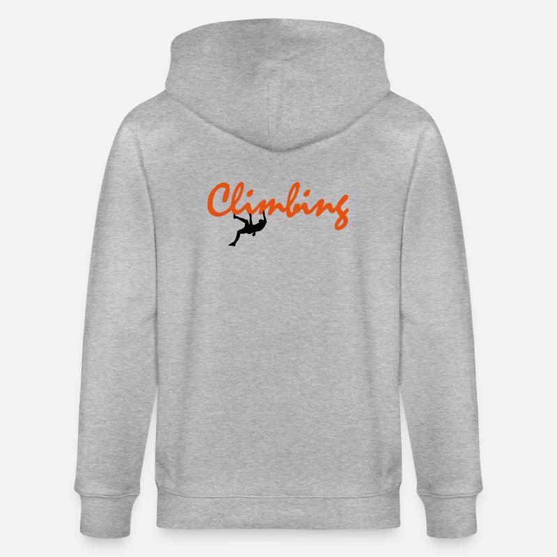 Climbing - Veste à capuche bio CULTIVATOR Stanley/Stella Unisexe - gris chiné