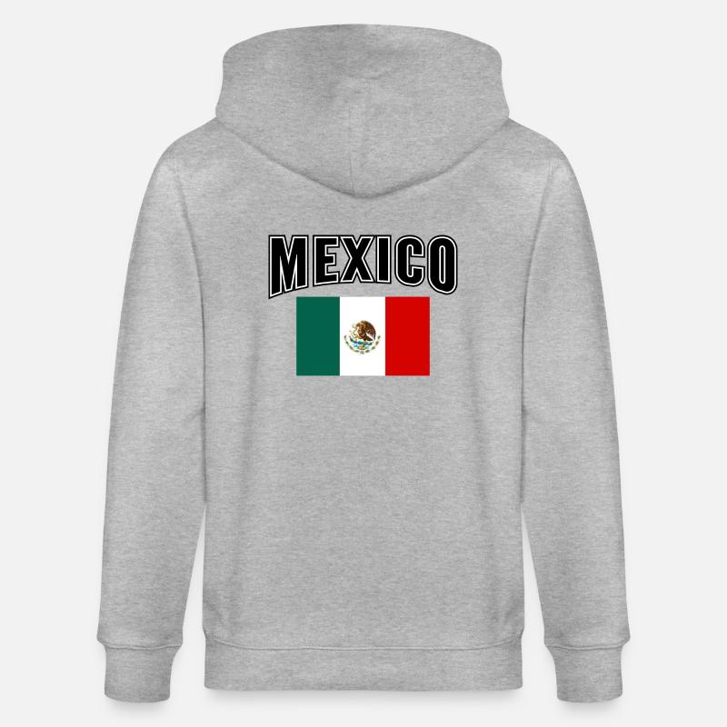 Mexico - Stanley/Stella CULTIVATOR  Unisex Organic Hooded Jacket - heather grey