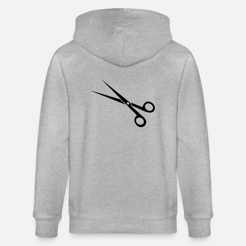 schere - Veste à capuche bio CULTIVATOR Stanley/Stella Unisexe - gris chiné
