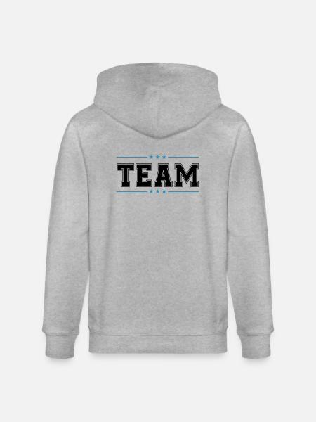 Team 02 - Stanley/Stella CULTIVATOR  Unisex Organic Hooded Jacket - heather grey