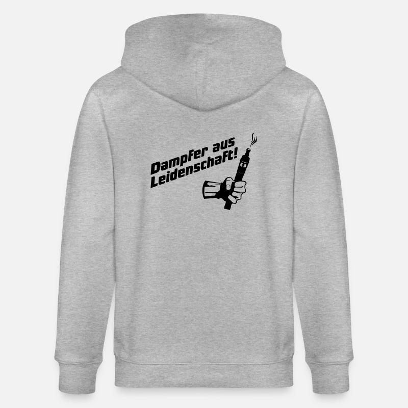 Leidenschaft - Stanley/Stella Unisex Bio-Kapuzenjacke CULTIVATOR  - Grau meliert
