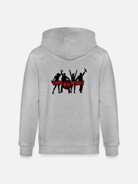 65 - Stanley/Stella Unisex Bio-Kapuzenjacke CULTIVATOR  - Grau meliert
