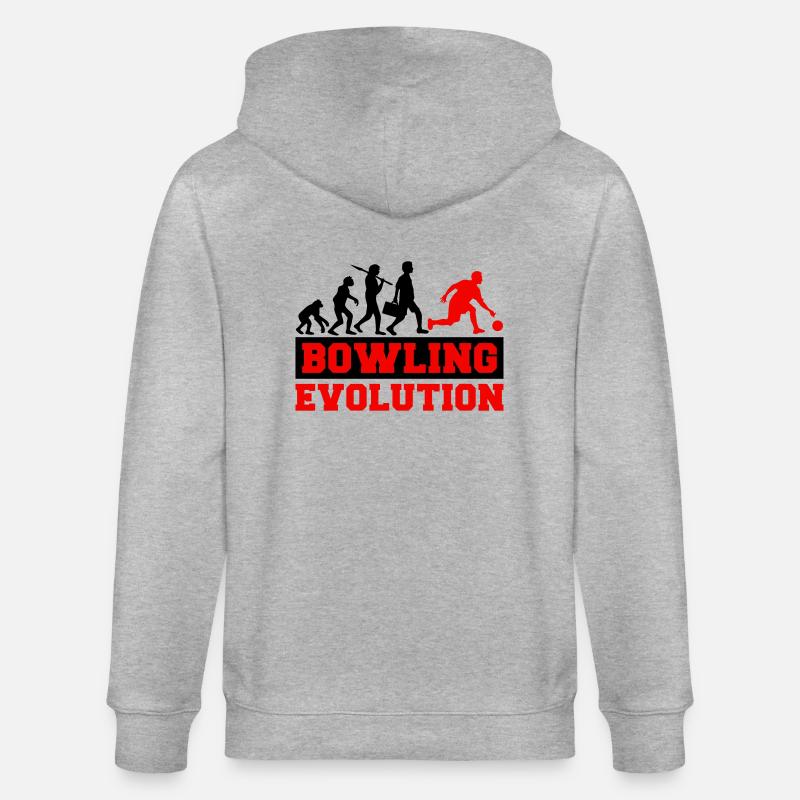 Bowling Evolution - Veste à capuche bio CULTIVATOR Stanley/Stella Unisexe - gris chiné