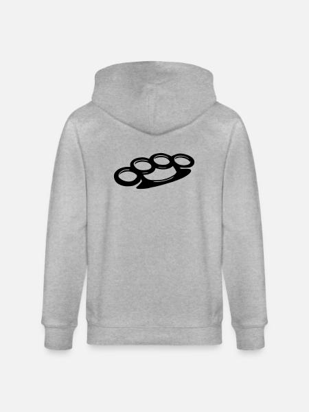 Schlagring - Stanley/Stella Unisex Bio-Kapuzenjacke CULTIVATOR - Grau meliert