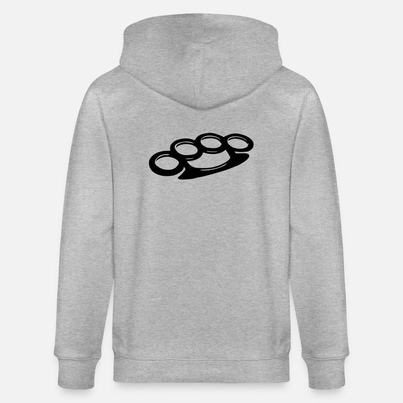 Coup de poing - Veste à capuche bio CULTIVATOR Stanley/Stella Unisexe - gris chiné