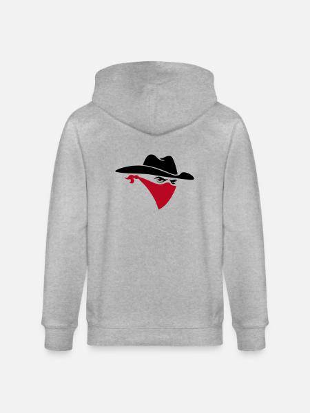 Cowboy - Stanley/Stella Unisex Bio-Kapuzenjacke CULTIVATOR  - Grau meliert
