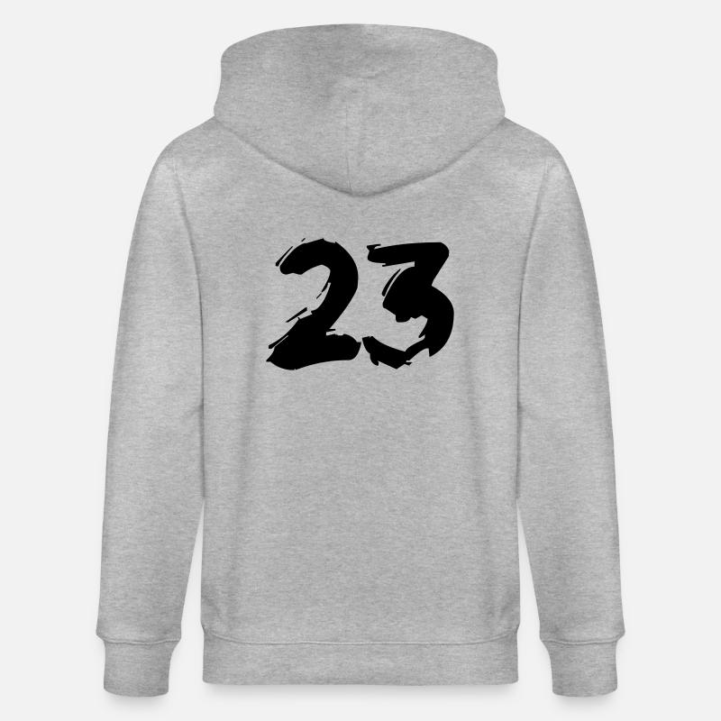 Brushed 23 - Stanley/Stella Unisex Bio-Kapuzenjacke CULTIVATOR  - Grau meliert