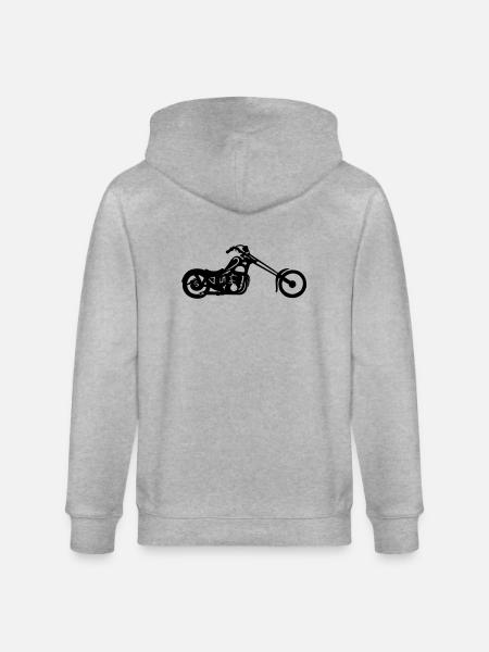 Chopper 01 - Stanley/Stella Unisex Bio-Kapuzenjacke CULTIVATOR - Grau meliert