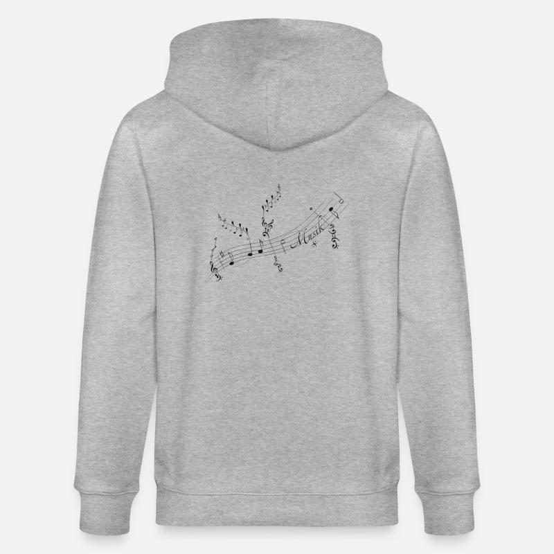 Notepad - Veste à capuche bio CULTIVATOR Stanley/Stella Unisexe - gris chiné