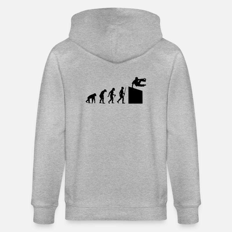 Parcour Evolution - Veste à capuche bio CULTIVATOR Stanley/Stella Unisexe - gris chiné