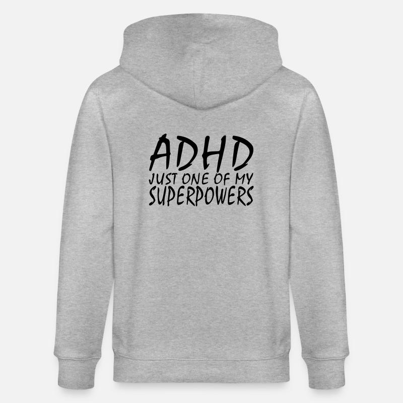 ADHS - Stanley/Stella Unisex Bio-Kapuzenjacke CULTIVATOR  - Grau meliert