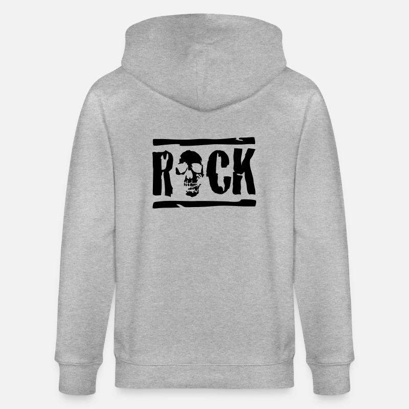 rock2 - Stanley/Stella Unisex Bio-Kapuzenjacke CULTIVATOR - Grau meliert