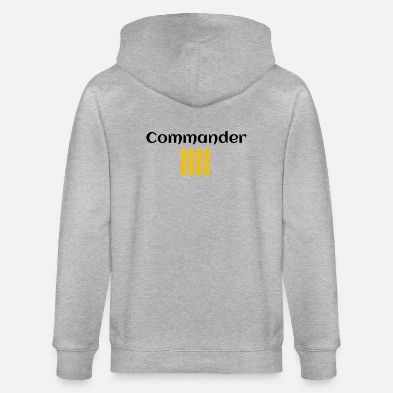 Commandant - Veste à capuche bio CULTIVATOR Stanley/Stella Unisexe - gris chiné