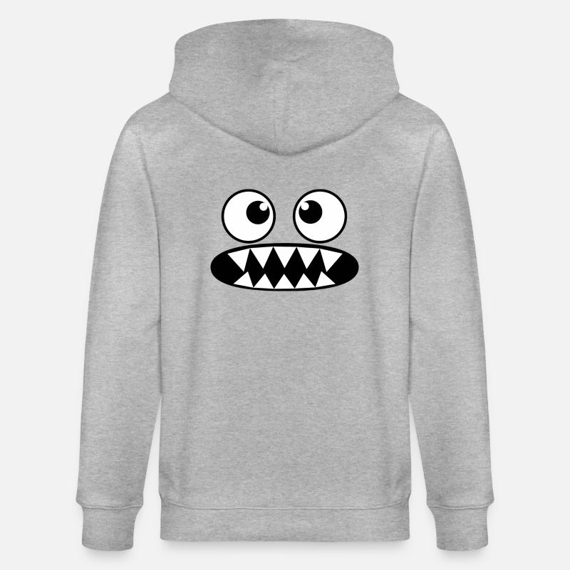 Nom nom - Veste à capuche bio CULTIVATOR Stanley/Stella Unisexe - gris chiné