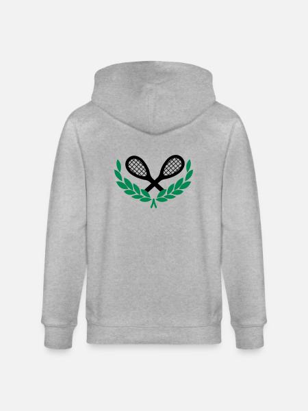 Tennis - Stanley/Stella Unisex Bio-Kapuzenjacke CULTIVATOR - Grau meliert