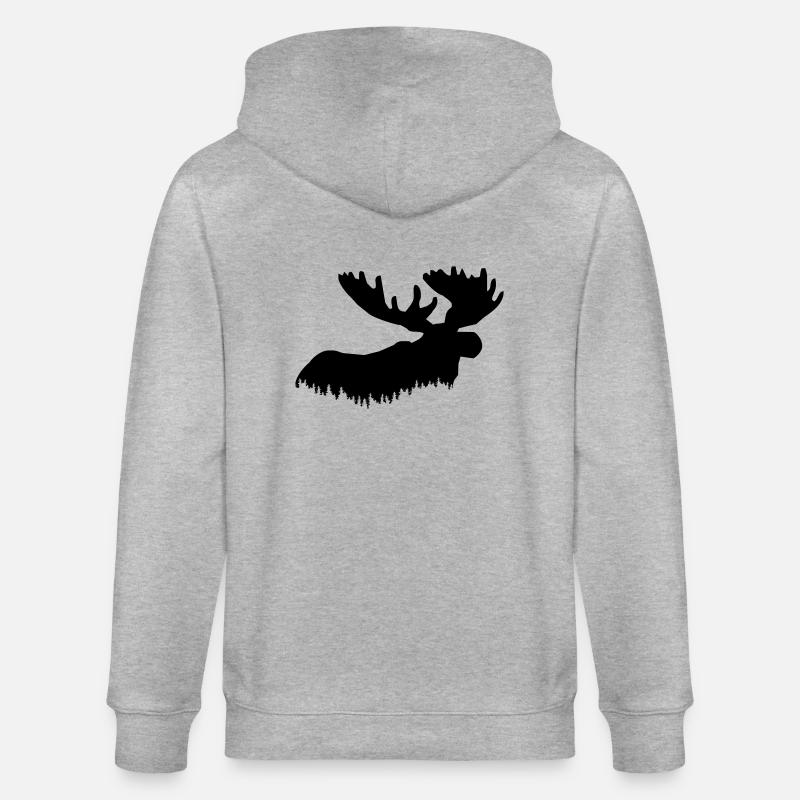 élan - Veste à capuche bio CULTIVATOR Stanley/Stella Unisexe - gris chiné
