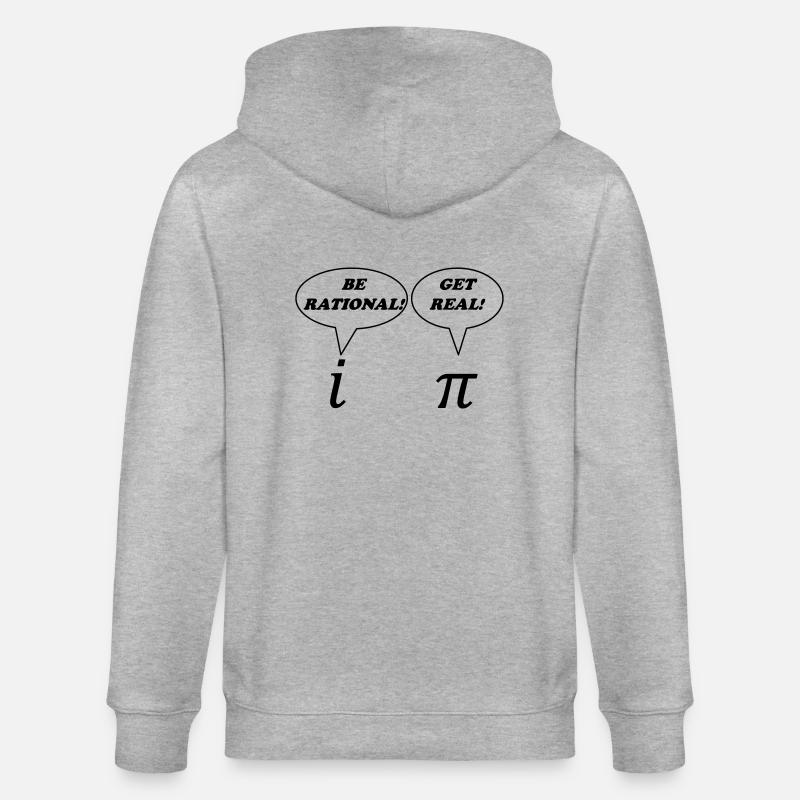 Math: Get Real - Veste à capuche bio CULTIVATOR Stanley/Stella Unisexe - gris chiné