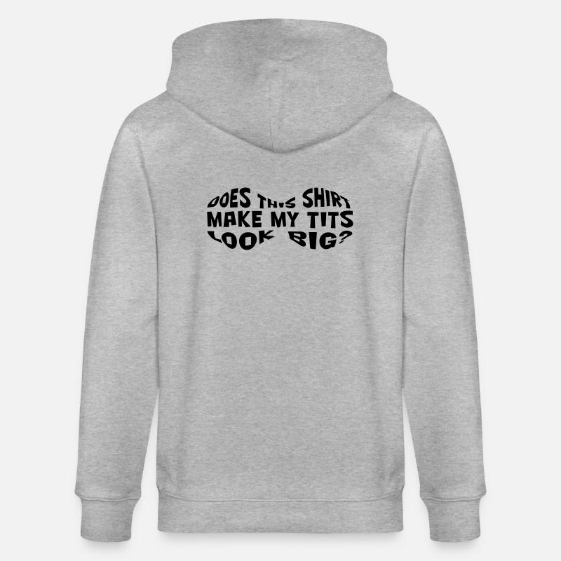 bigger breasts - Stanley/Stella Unisex Bio-Kapuzenjacke CULTIVATOR  - Grau meliert