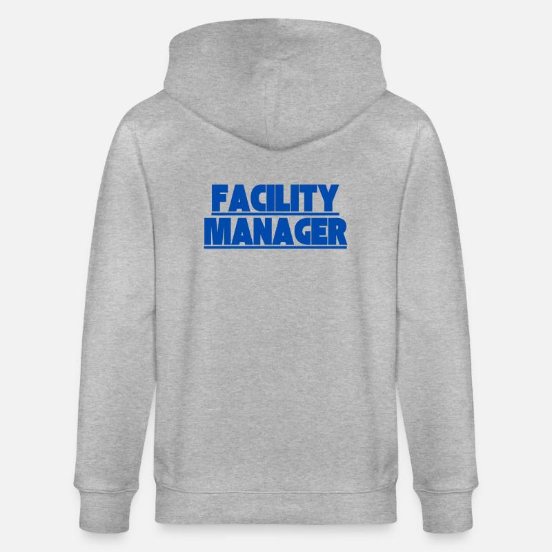 Facility Manager Technicien interne Gardien - Veste à capuche bio CULTIVATOR Stanley/Stella Unisexe - gris chiné