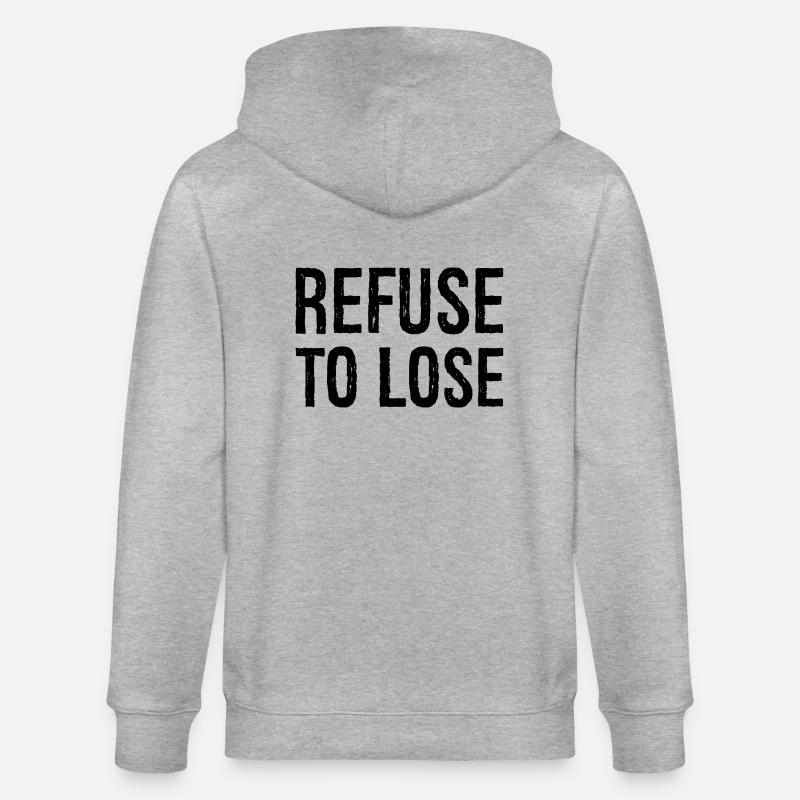 Refuser de perdre - Veste à capuche bio CULTIVATOR Stanley/Stella Unisexe - gris chiné