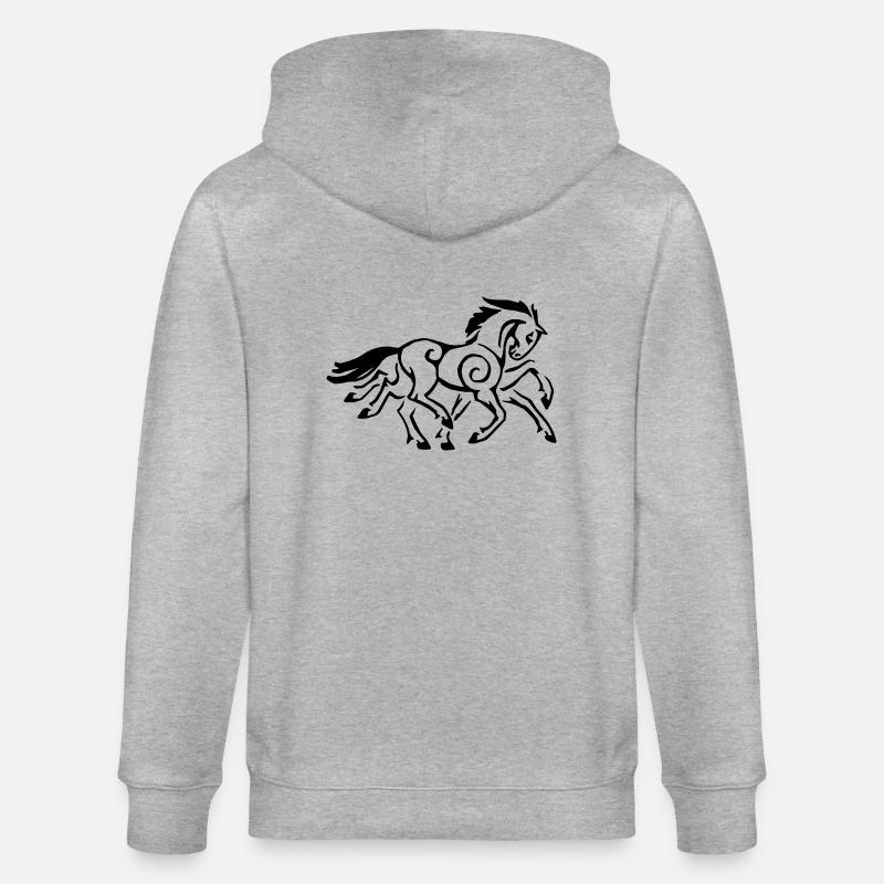 Sleipnir - Stanley/Stella Unisex Bio-Kapuzenjacke CULTIVATOR  - Grau meliert