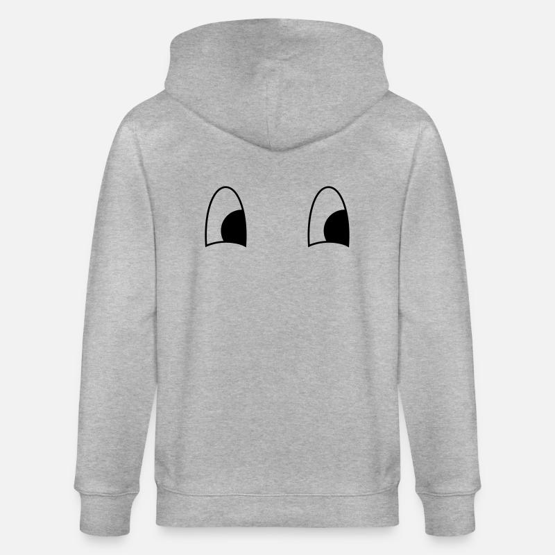 Regards embarrassés - Veste à capuche bio CULTIVATOR Stanley/Stella Unisexe - gris chiné