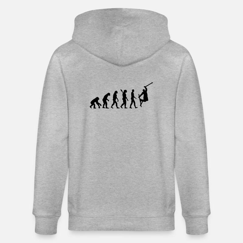 Évolution Ski - Veste à capuche bio CULTIVATOR Stanley/Stella Unisexe - gris chiné