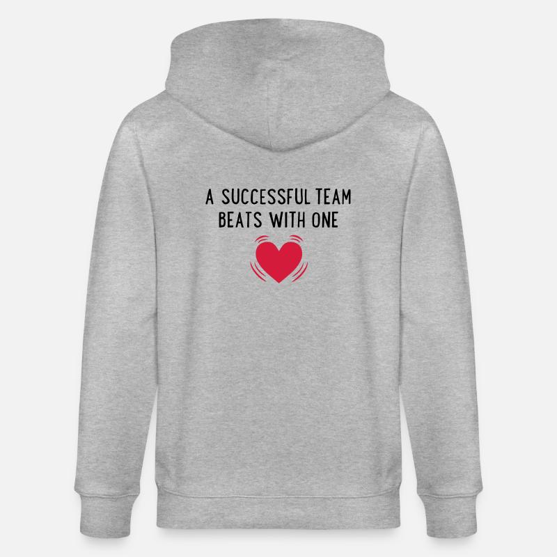 équipe - Veste à capuche bio CULTIVATOR Stanley/Stella Unisexe - gris chiné