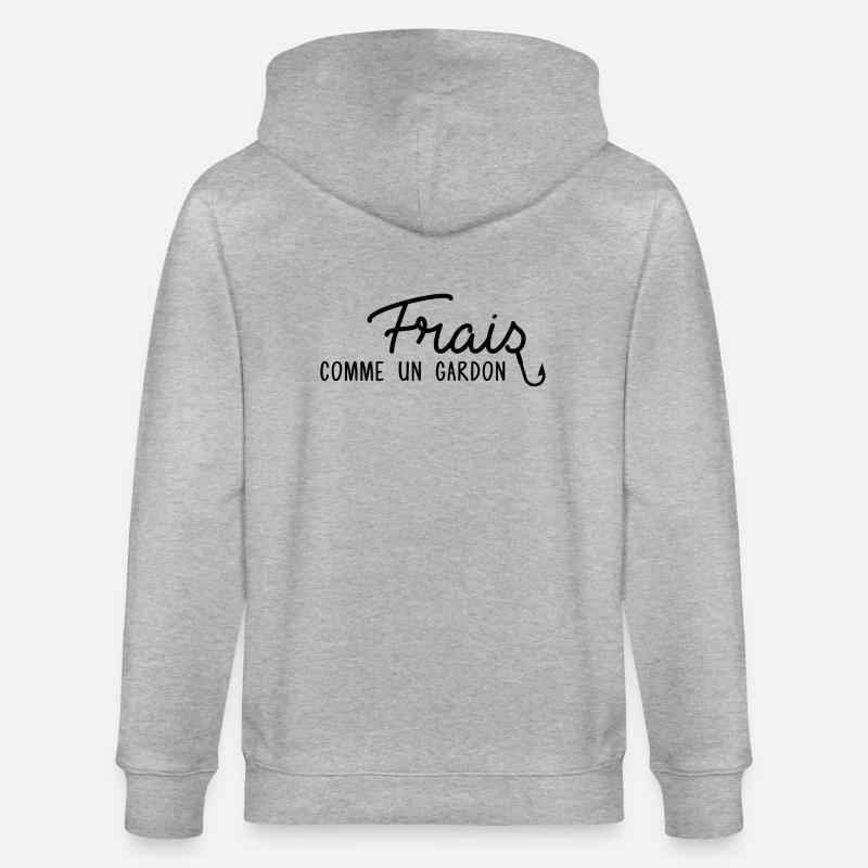 Frais comme un gardon - Veste à capuche bio CULTIVATOR Stanley/Stella Unisexe - gris chiné