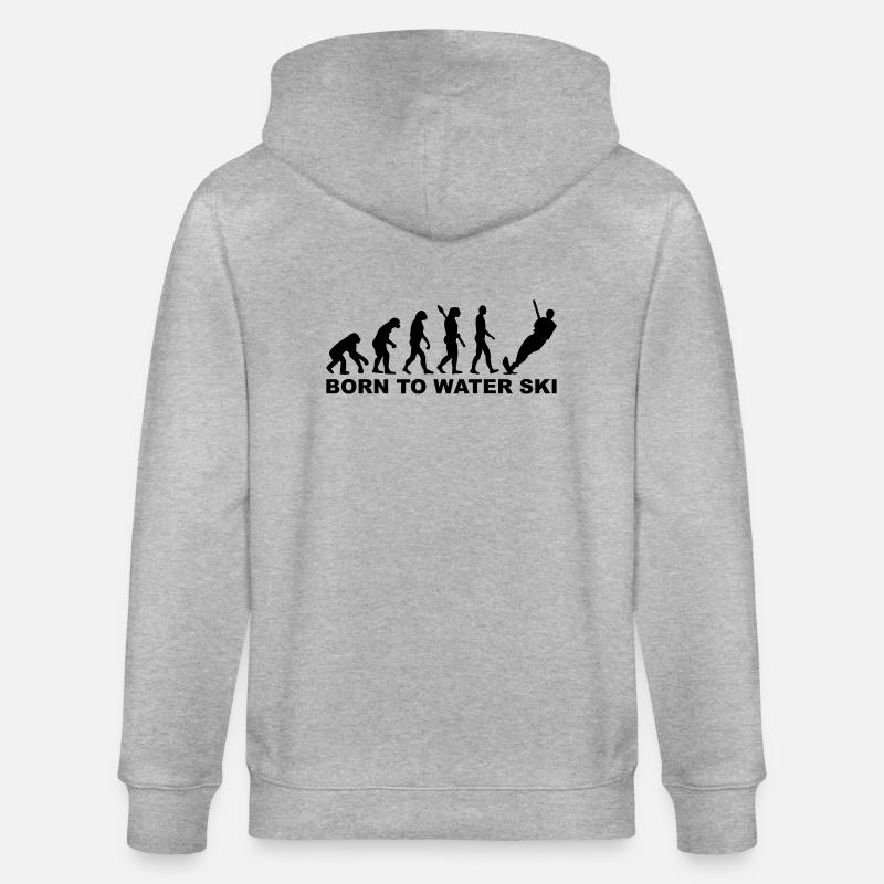 Evolution Water ski - Veste à capuche bio CULTIVATOR Stanley/Stella Unisexe - gris chiné