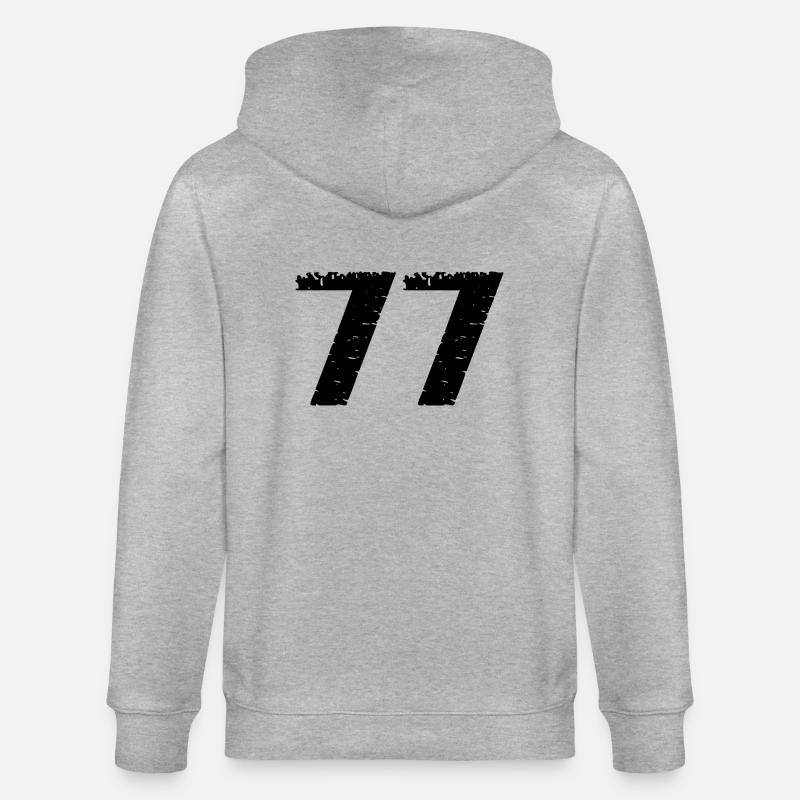 Maillot à 77 numéros - Veste à capuche bio CULTIVATOR Stanley/Stella Unisexe - gris chiné