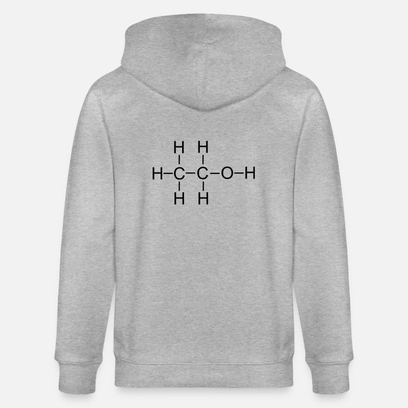 Alcool - Veste à capuche bio CULTIVATOR Stanley/Stella Unisexe - gris chiné