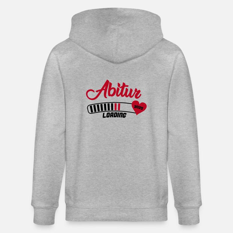 Abitur Loading 2025 - Veste à capuche bio CULTIVATOR Stanley/Stella Unisexe - gris chiné