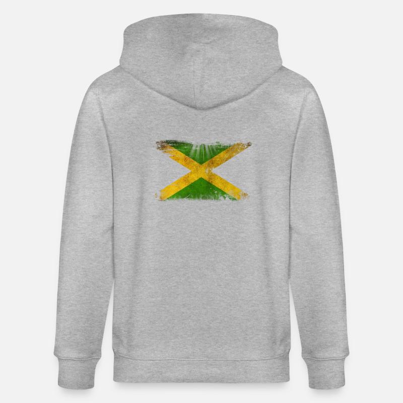jamaica - Veste à capuche bio CULTIVATOR Stanley/Stella Unisexe - gris chiné