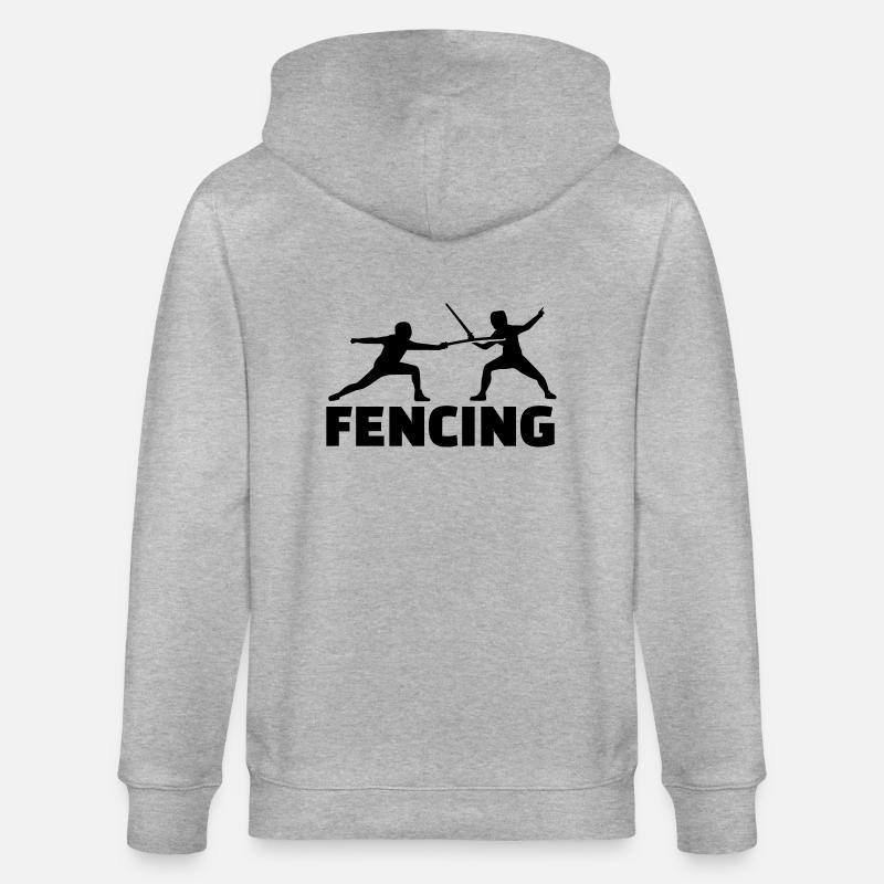 Fencing - Veste à capuche bio CULTIVATOR Stanley/Stella Unisexe - gris chiné