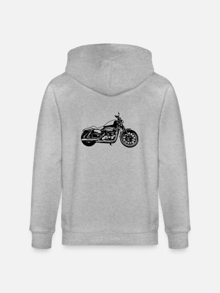 sportster_883 - Stanley/Stella Unisex Bio-Kapuzenjacke CULTIVATOR  - Grau meliert