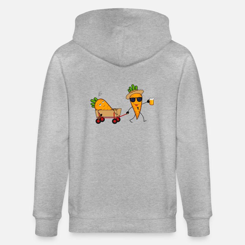 Marpinger Morde - Stanley/Stella Unisex Bio-Kapuzenjacke CULTIVATOR - Grau meliert