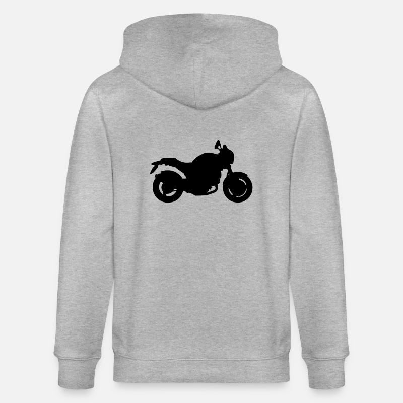 Monster - Veste à capuche bio CULTIVATOR Stanley/Stella Unisexe - gris chiné