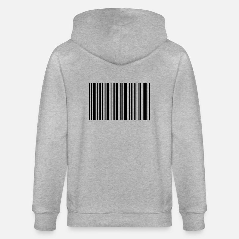 Blanko Barcode - Stanley/Stella Unisex Bio-Kapuzenjacke CULTIVATOR  - Grau meliert