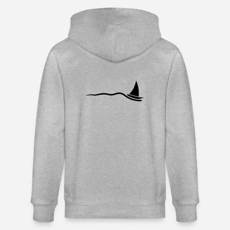 boot_1c - Veste à capuche bio CULTIVATOR Stanley/Stella Unisexe - gris chiné