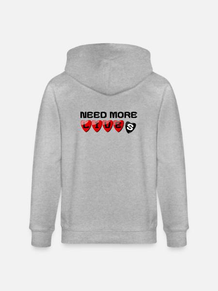 It needs more lives - Stanley/Stella CULTIVATOR  Unisex Organic Hooded Jacket - heather grey