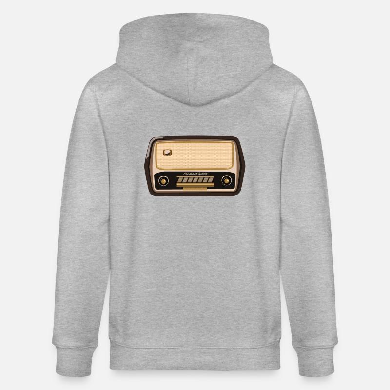 Constant Static - Stanley/Stella Unisex Bio-Kapuzenjacke CULTIVATOR  - Grau meliert