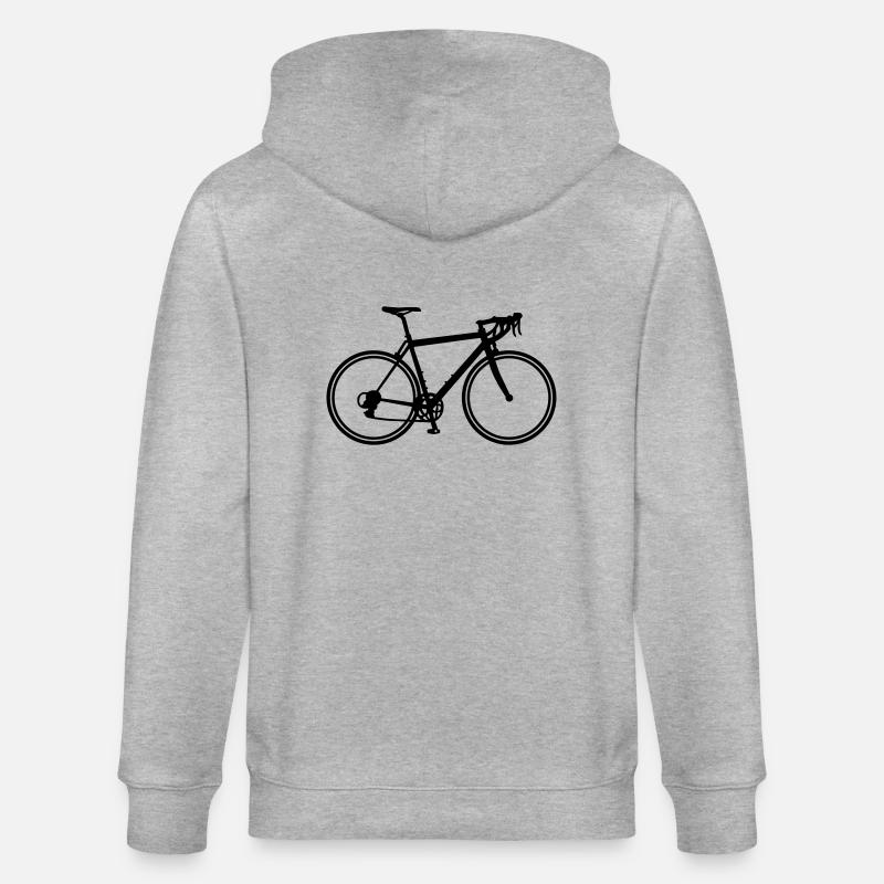 Bicyclette - Veste à capuche bio CULTIVATOR Stanley/Stella Unisexe - gris chiné